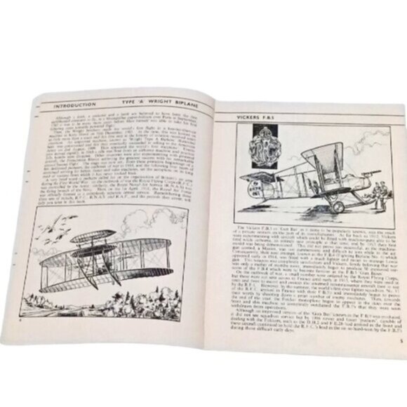 Vintage SCBook Fighter Aircraft of WW1 Micron Minitext No. 8 Smith Publish 1960 - Picture 4 of 7